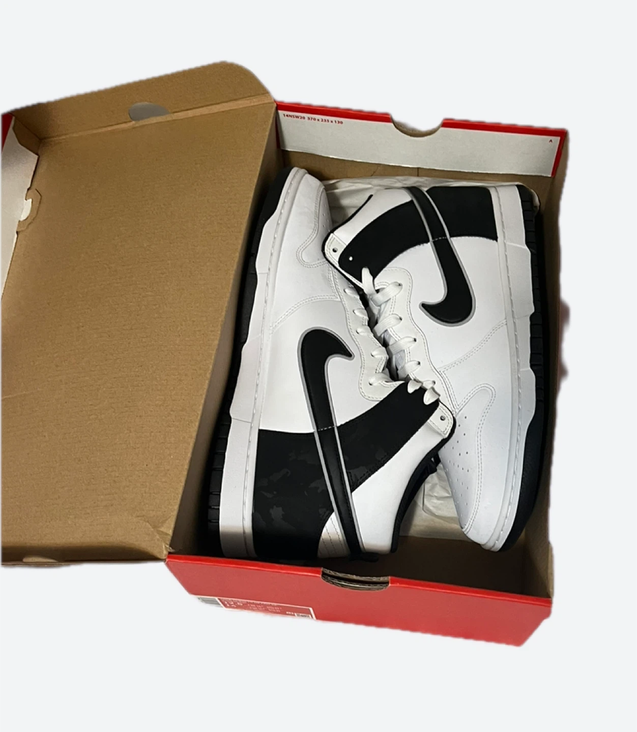 Nike Dunk High White Black Men's Sneakers