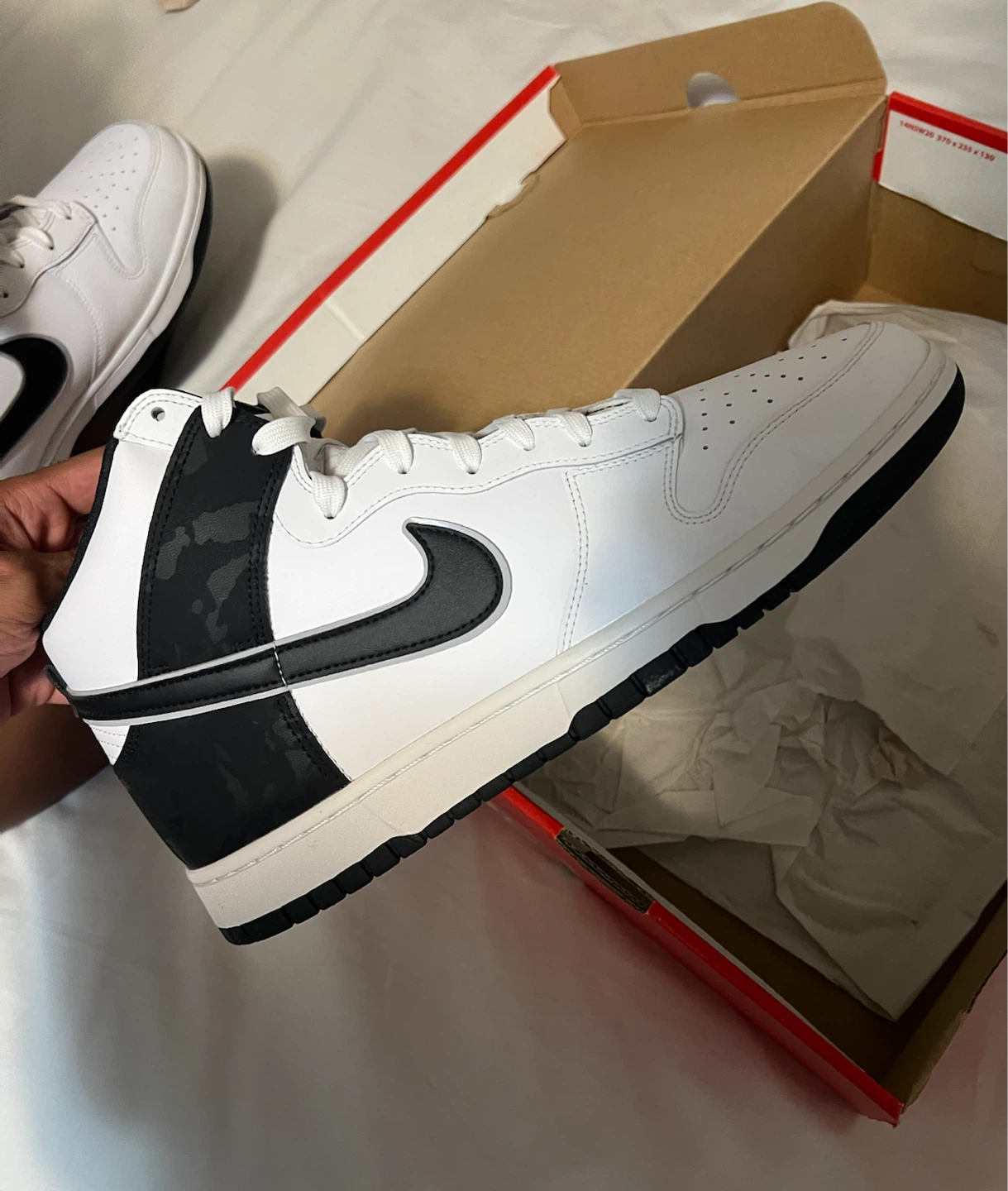 Nike Dunk High White Black Men's Sneakers - photo 3
