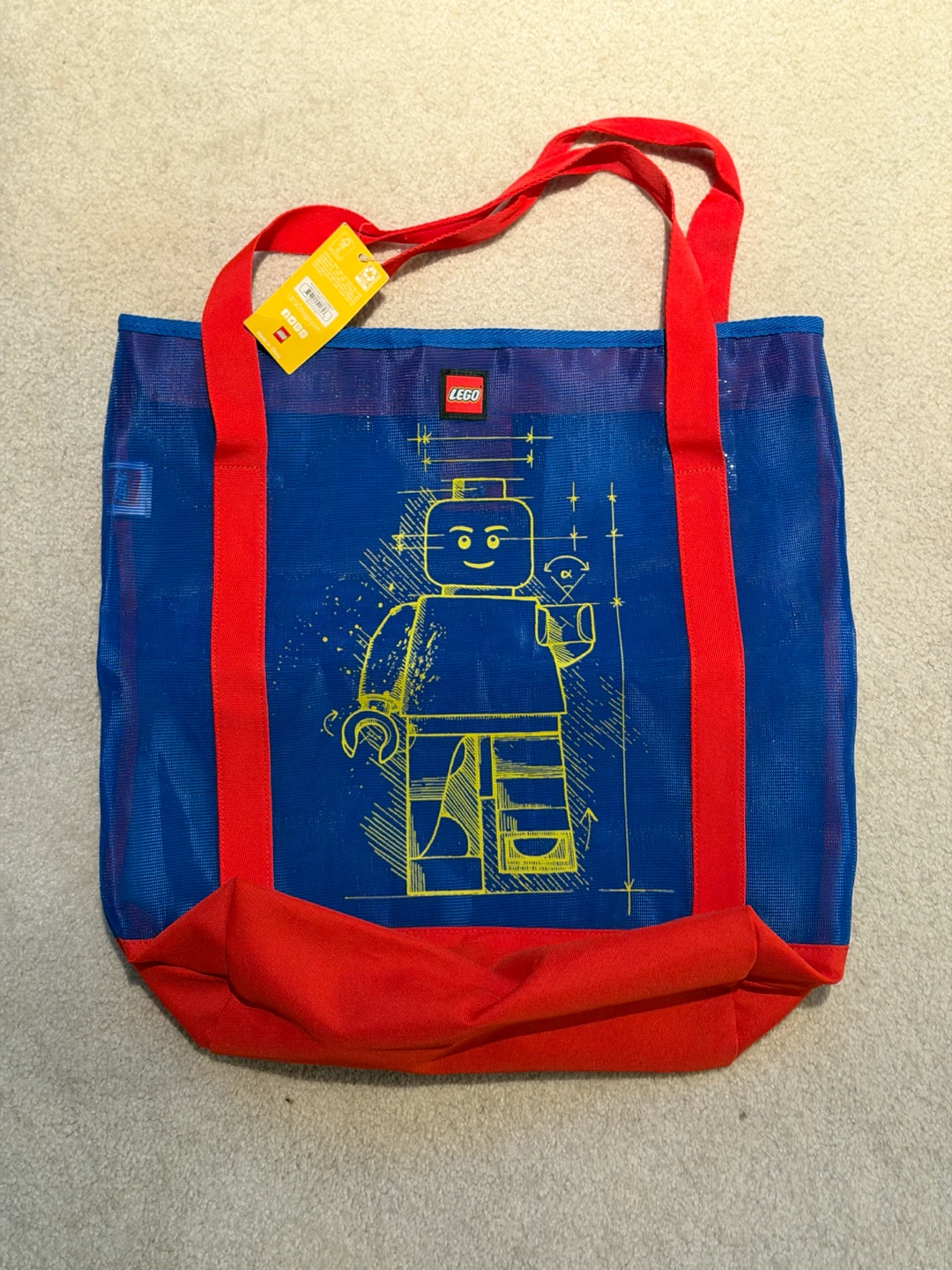 Brand New LEGO Minifig Tote Bag