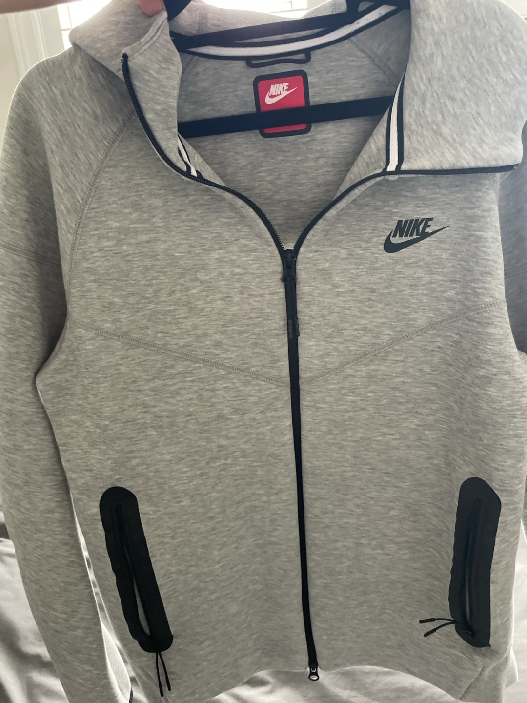 Nike Tech Fleece Full Zip Hoodie Grey - photo 3