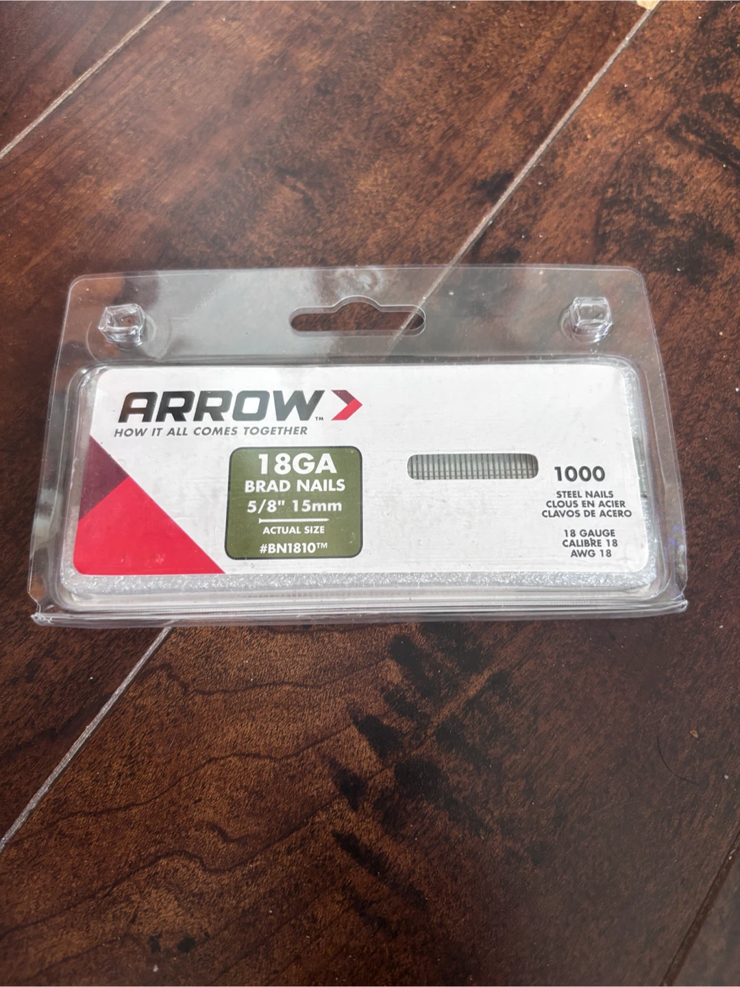 Arrow 18GA Brad Nails 5/8" 15mm