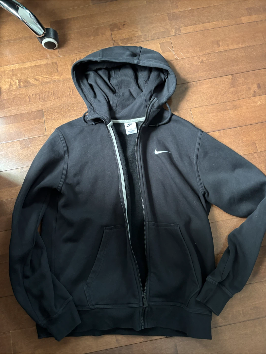 Nike Full Zip Hoodie - Black - Size M