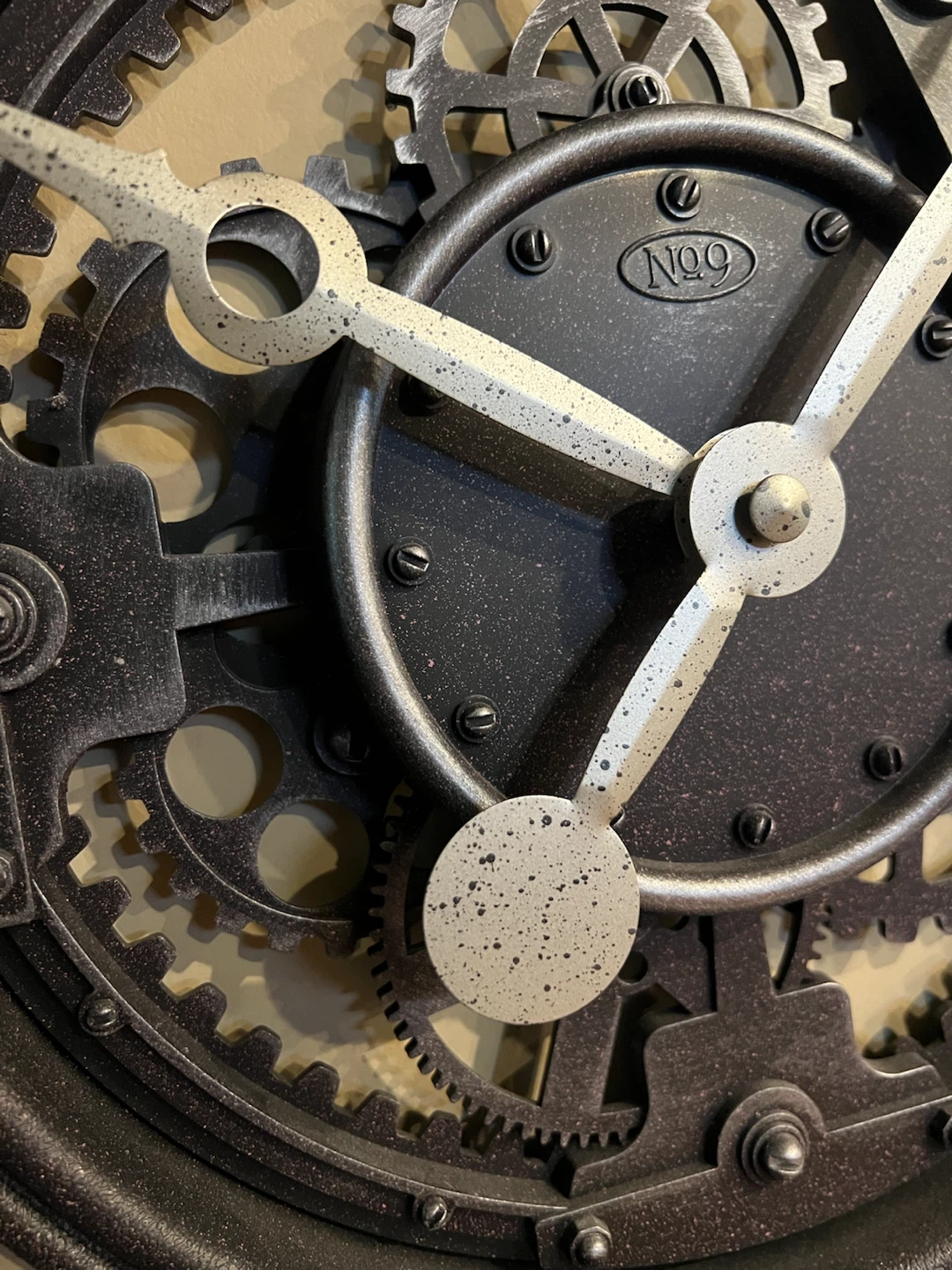Industrial Style Wall Clock - photo 2