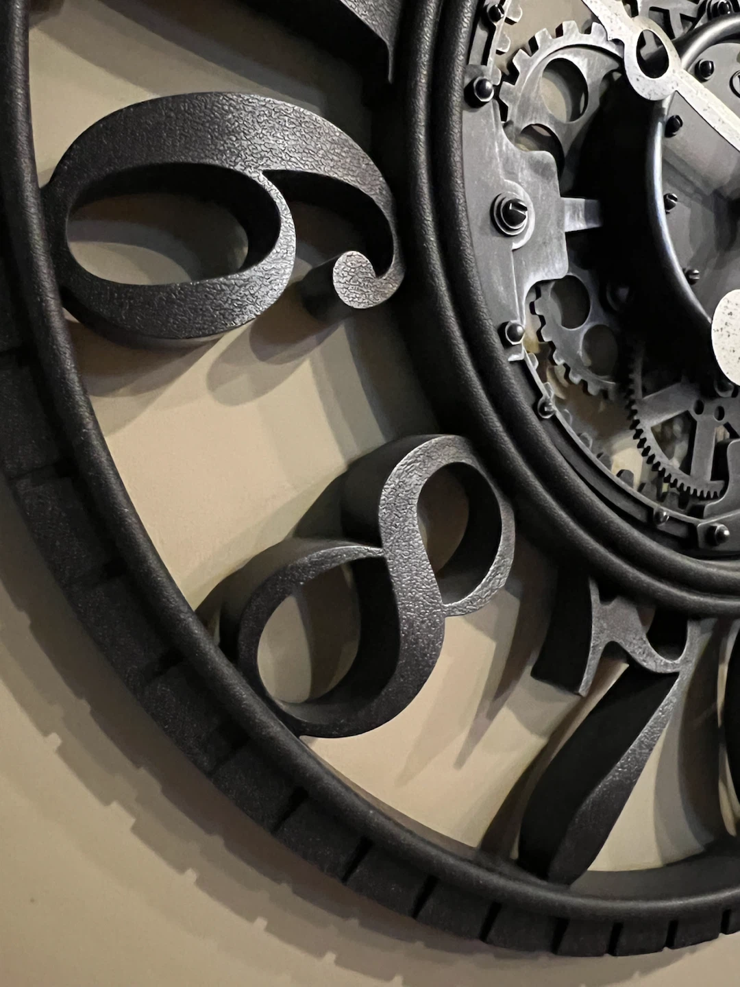 Industrial Style Wall Clock - photo 3