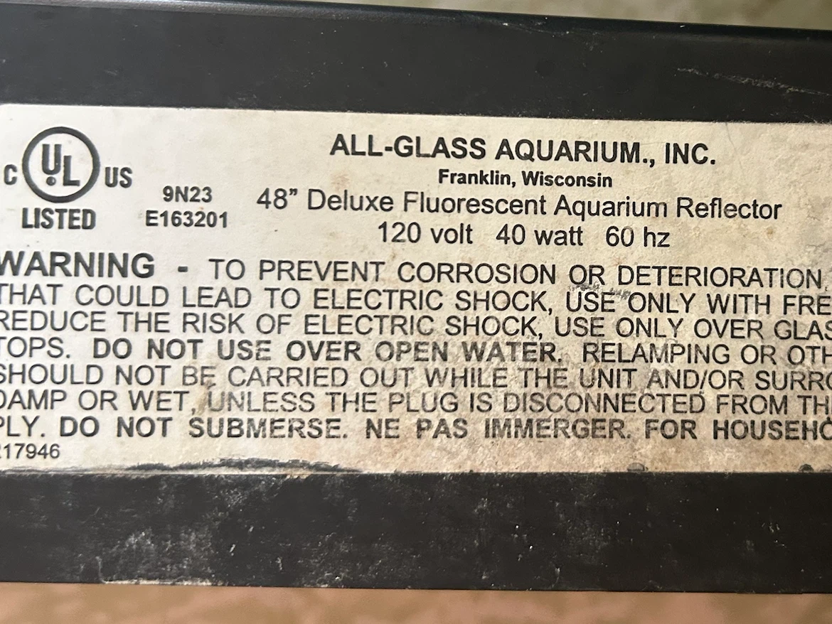 All-Glass Aquarium 48" Deluxe Fluorescent Aquarium Reflector - photo 3