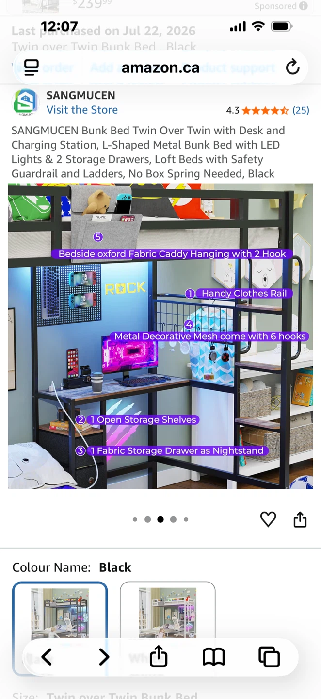 Bunk Bed With Desk - photo 2