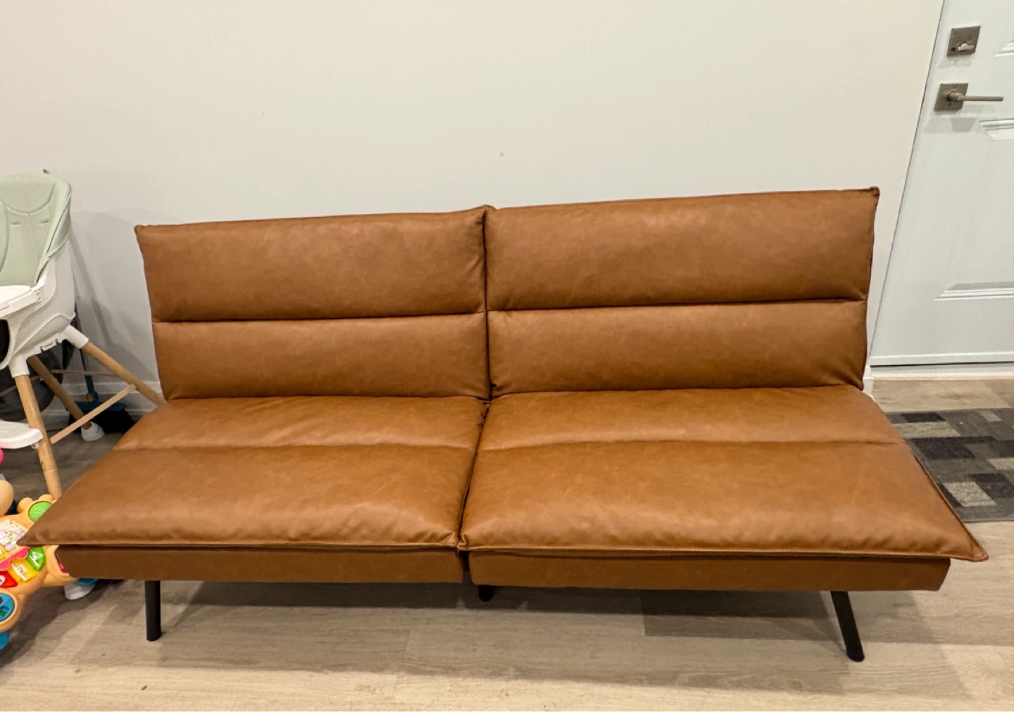Pillow Top Convertible Futon and Sofa Bed (Twin Size)