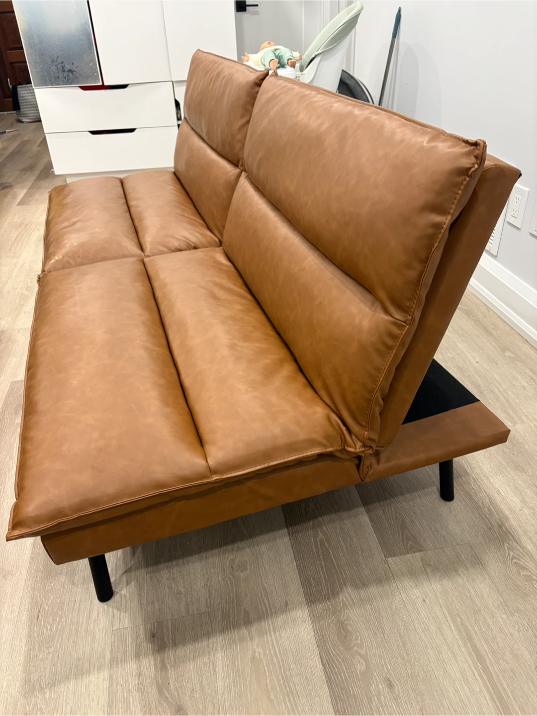 Pillow Top Convertible Futon and Sofa Bed (Twin Size) - photo 2