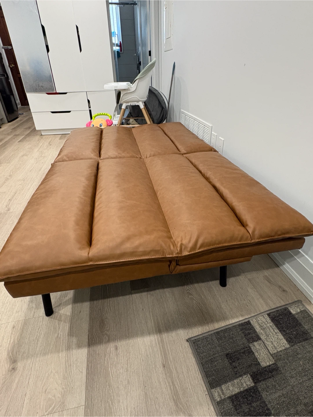 Pillow Top Convertible Futon and Sofa Bed (Twin Size) - photo 3