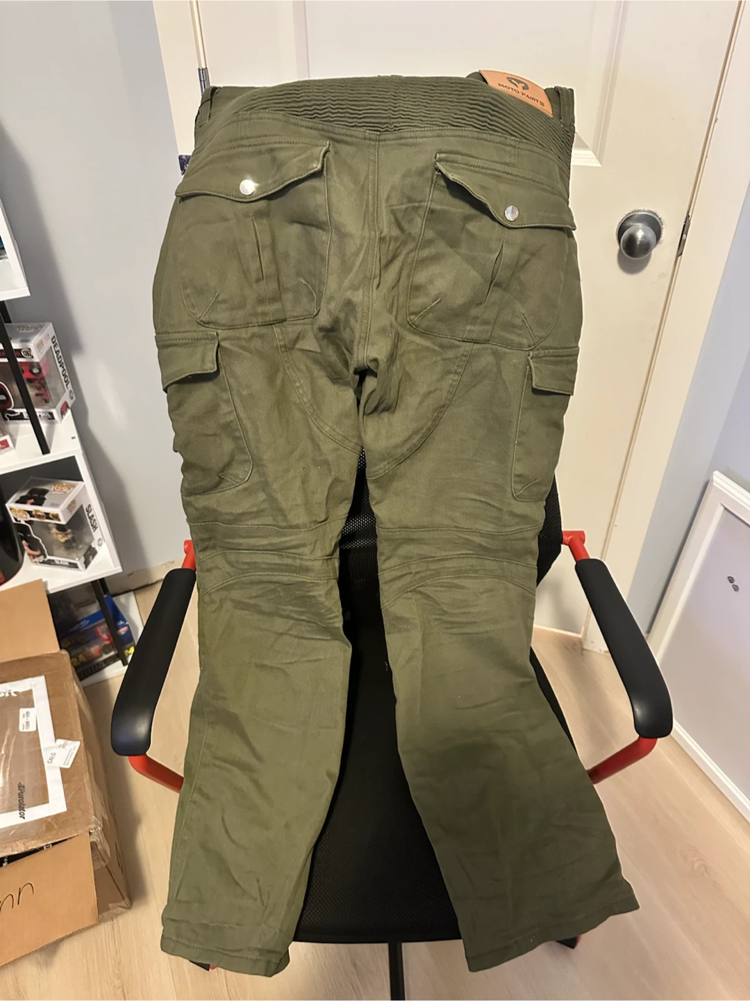 Moto Pants Cargo Pants - Green XL/34 - photo 2