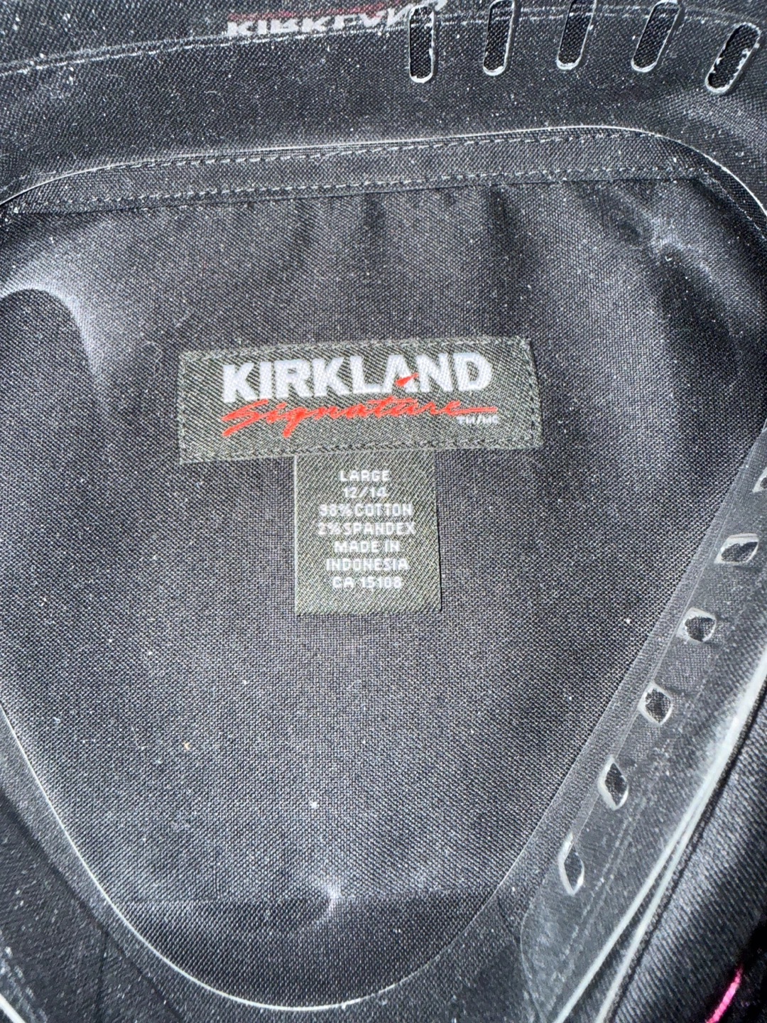 Kirkland Signature Ladies Long Sleeve Black Oxford Shirt - photo 2