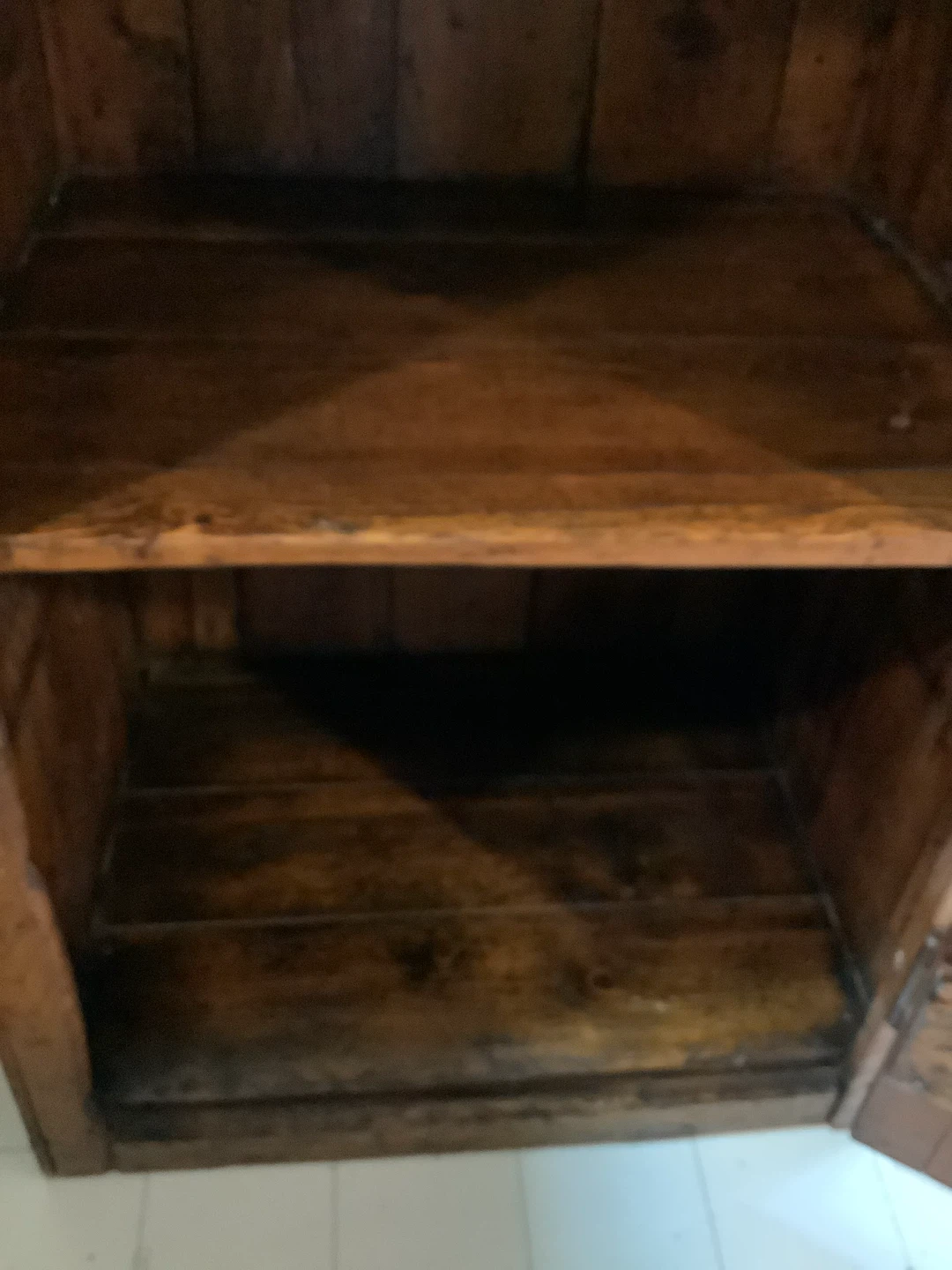 Ant/Primitive Quebec Pine Wd Freight/Railway Desk 🐞 - photo 4