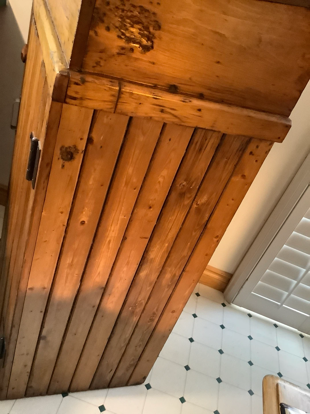 Ant/Primitive Quebec Pine Wd Freight/Railway Desk 🐞 - photo 5