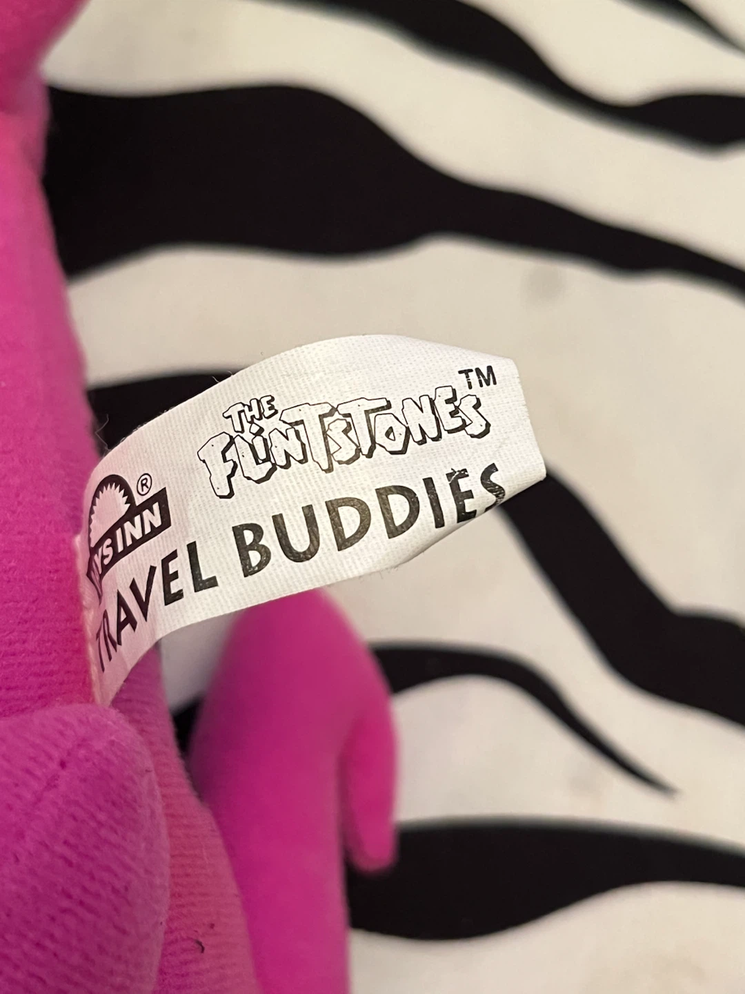 🖤 1994 Dino Flintstones "Days Inn Travel Buddies" plush toy 🖤 - photo 4
