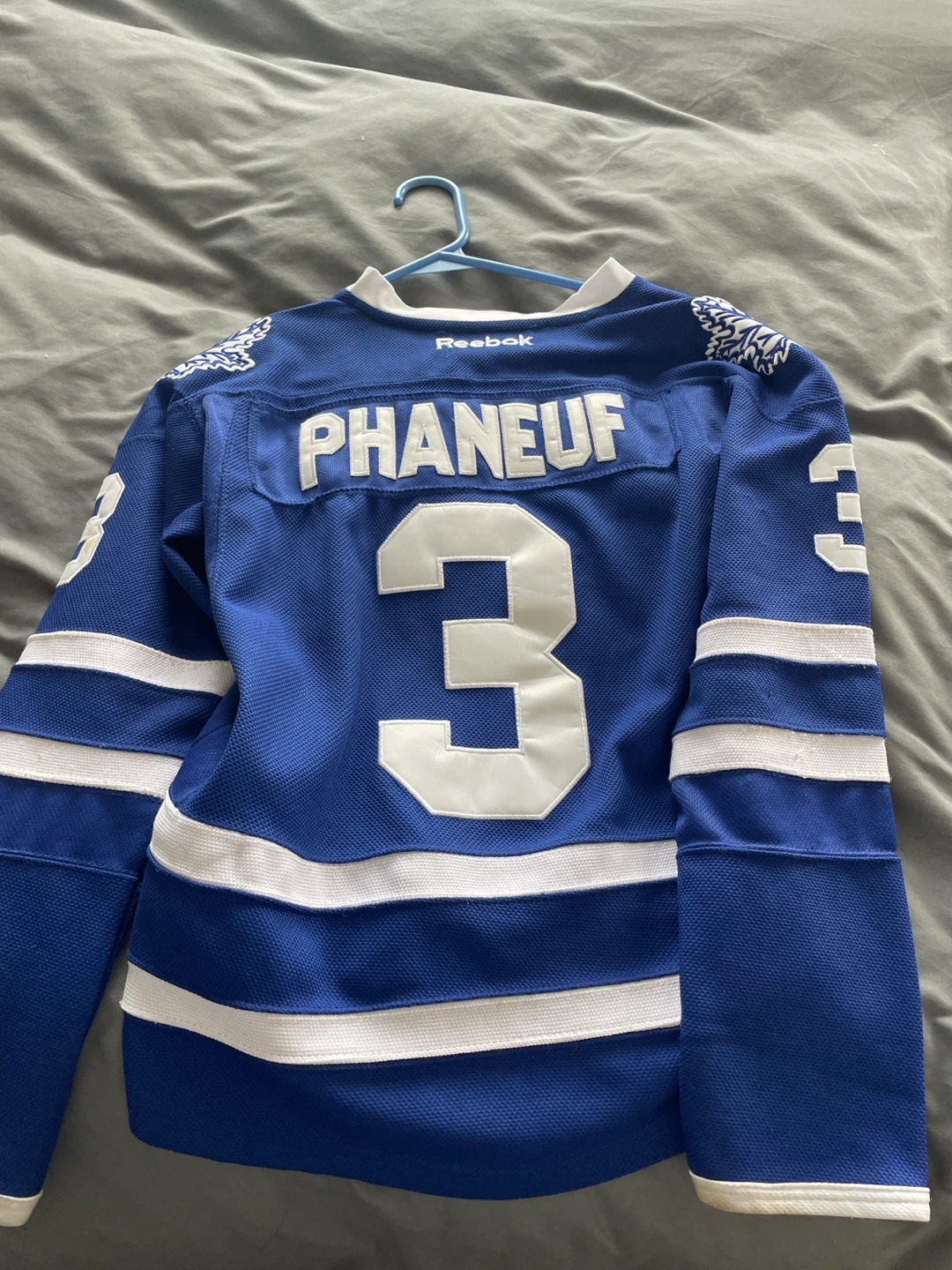 Reebok Toronto Maple Leafs Phaneuf #3 Hockey Jersey - photo 2