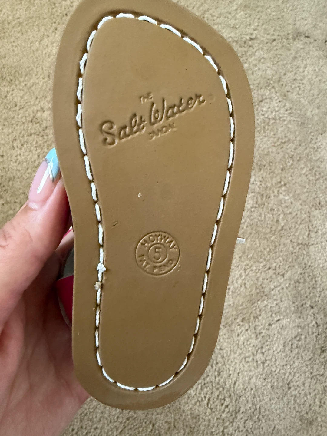 Salt Water Sandals - Pink Size 5 - photo 2