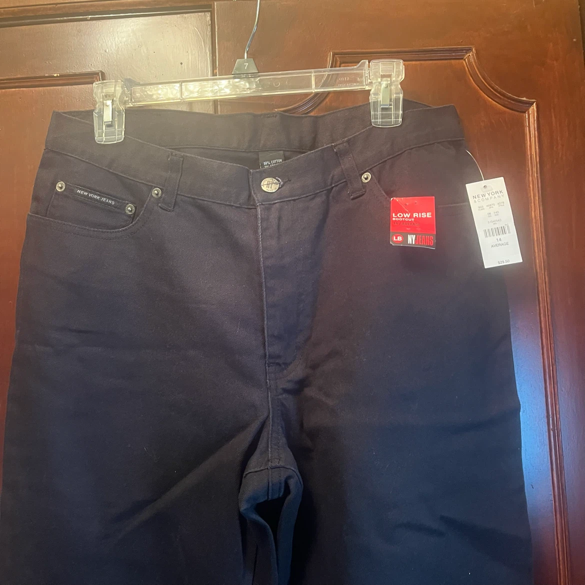 NY Jeans Low Rise Bootcut Stretch Pants Size 14