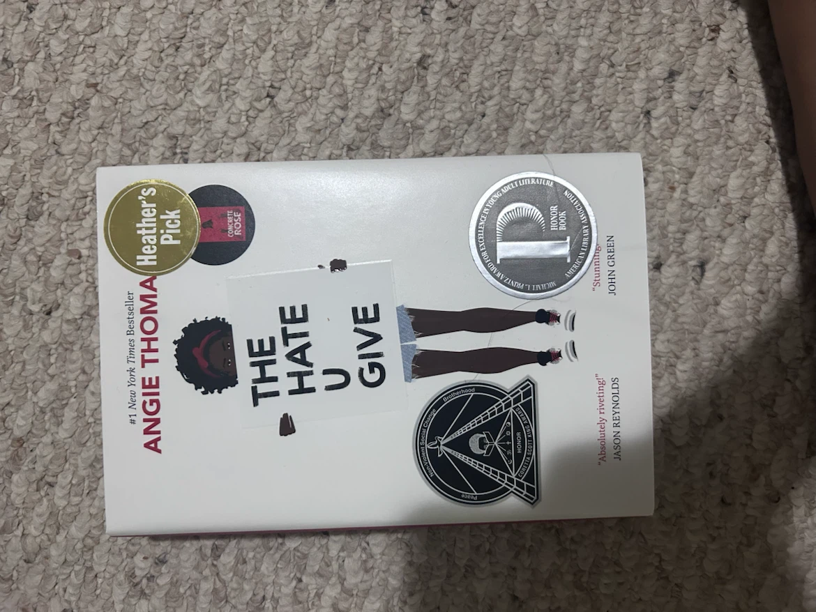The Hate U Give by Angie Thomas Hardcover Book