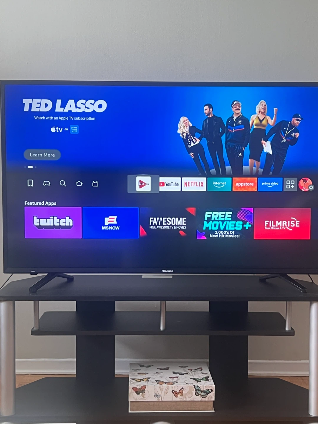 Hisense Smart TV with stand