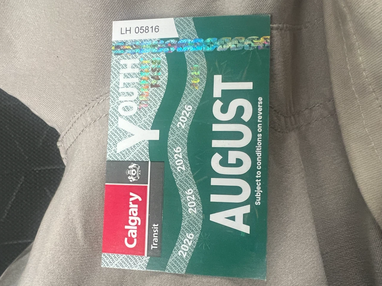 Calgary Transit August Pass 2026