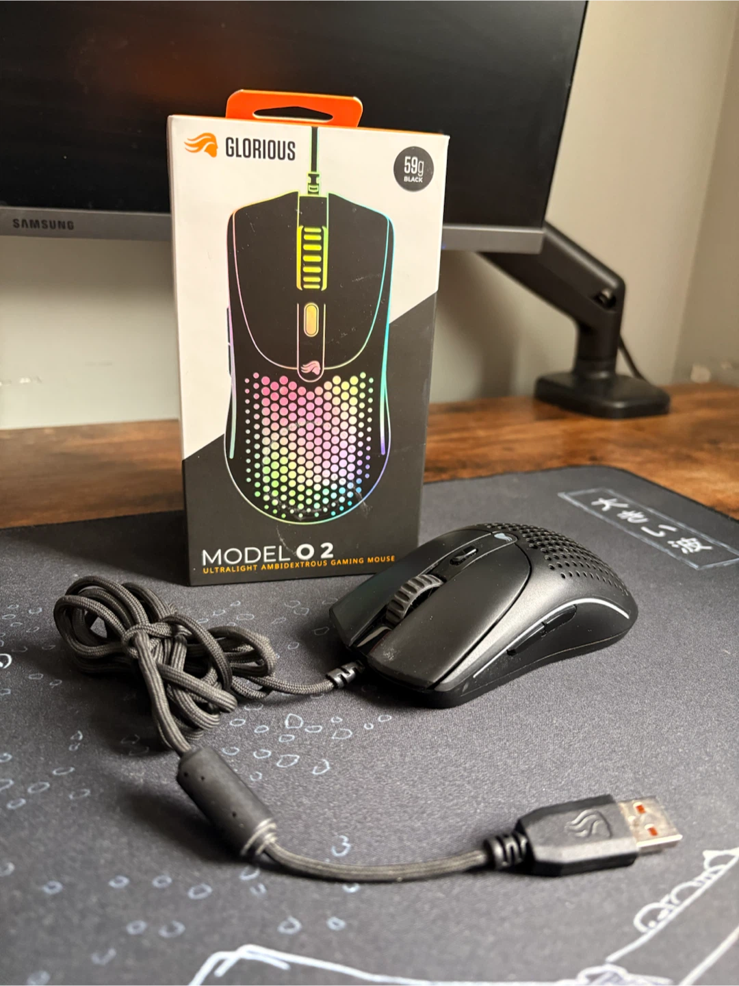 Glorious Model O2 Ultralight Ambidextrous Gaming Mouse