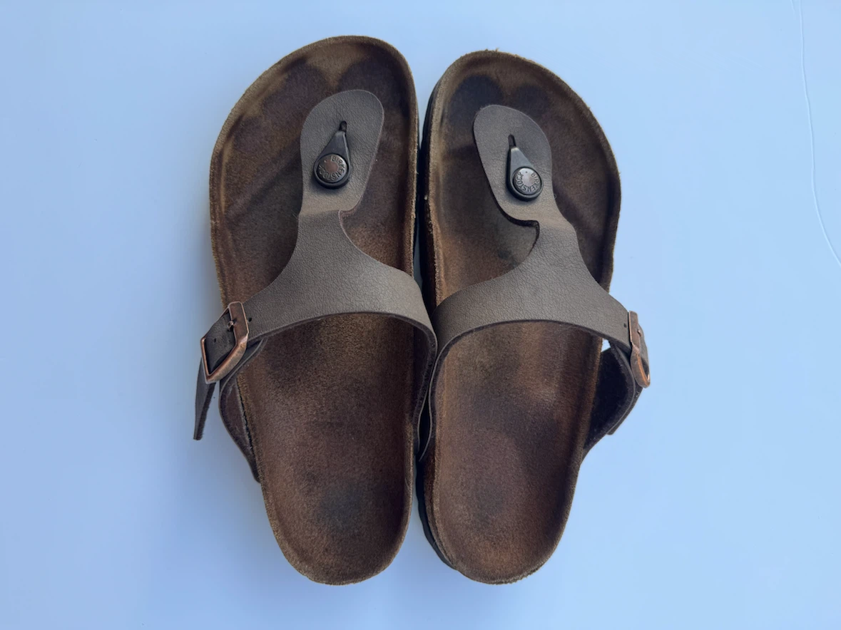 Birkenstock Gizeh Birko-Flor Brown Thong Sandals Women’s 6 - photo 2