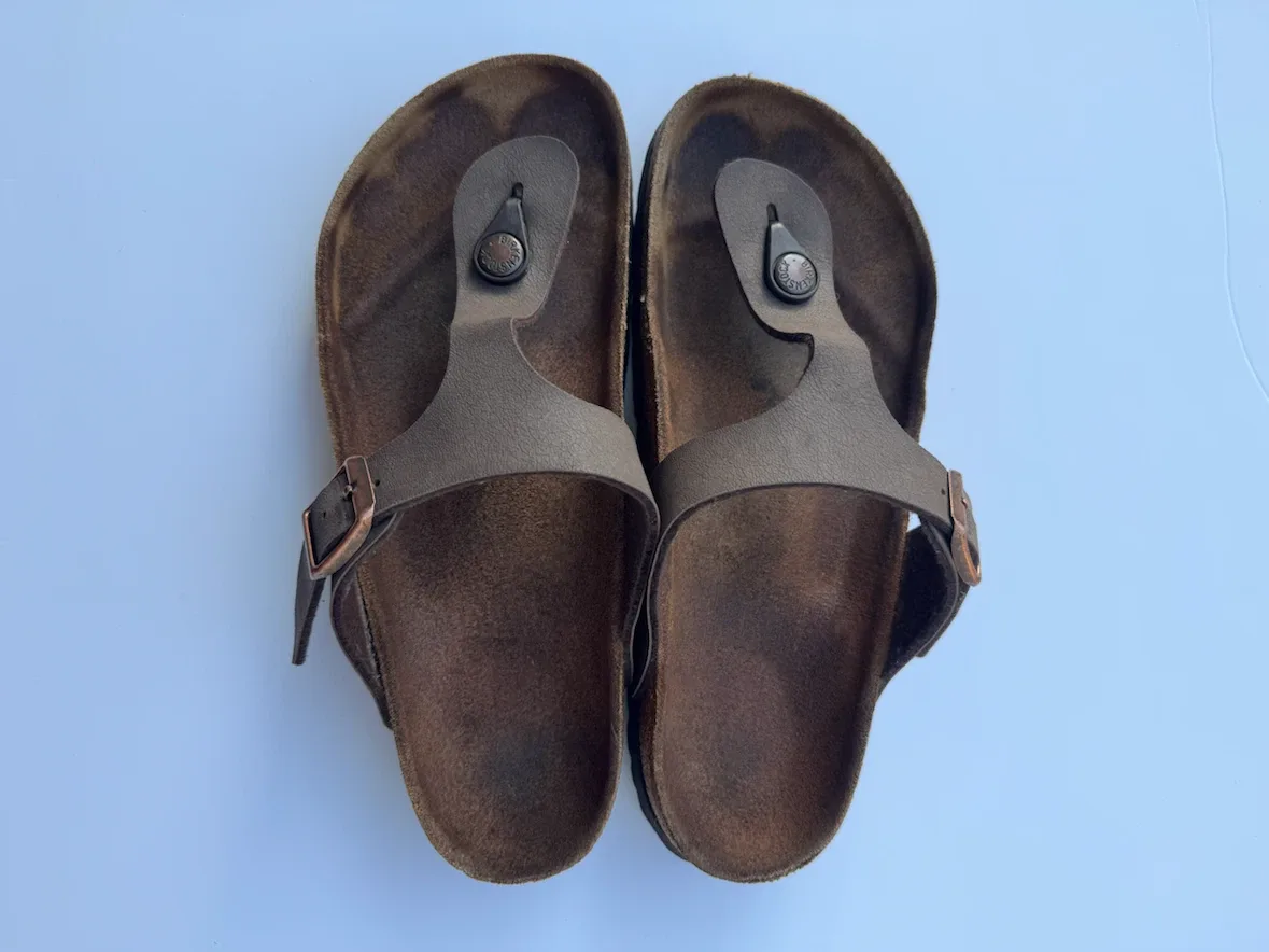 Birkenstock Gizeh Birko-Flor Brown Thong Sandals Women’s 6 - photo 2