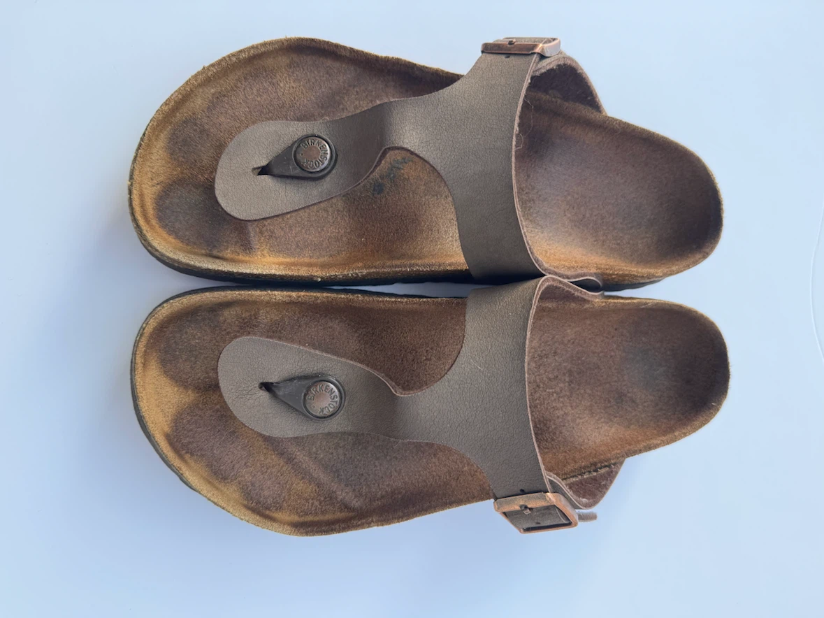 Birkenstock Gizeh Birko-Flor Brown Thong Sandals Women’s 6 - photo 4