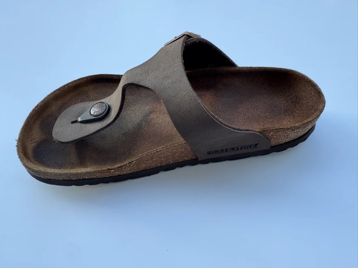 Birkenstock Gizeh Birko-Flor Brown Thong Sandals Women’s 6 - photo 5
