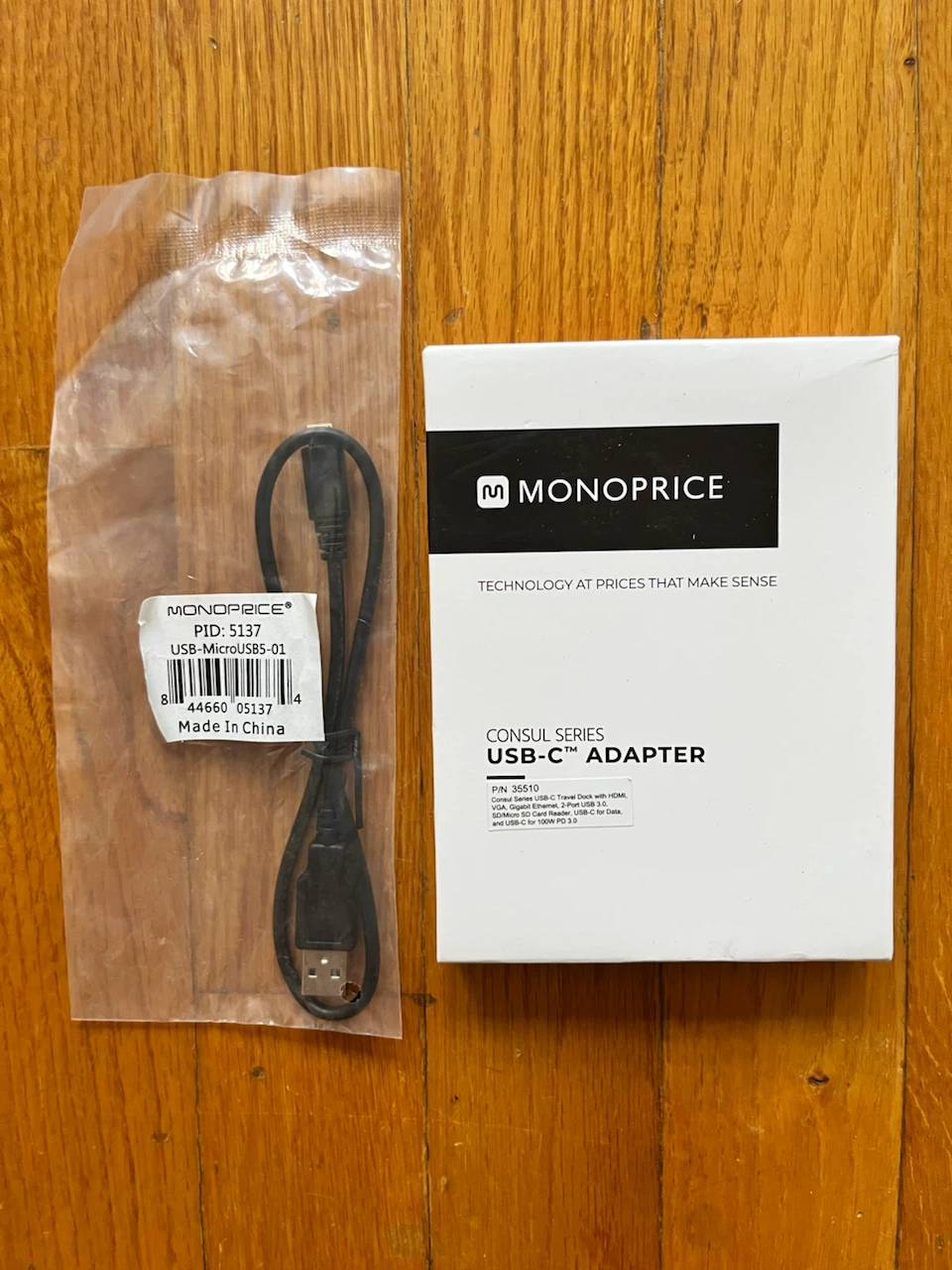 Monoprice USB-C Travel Dock Adapter