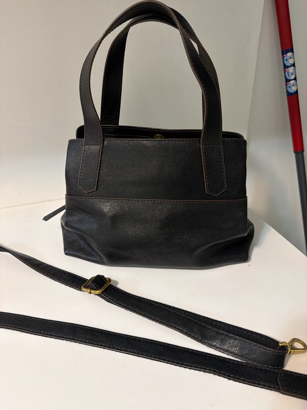 Fossil Black Leather Shoulder Bag - photo 4