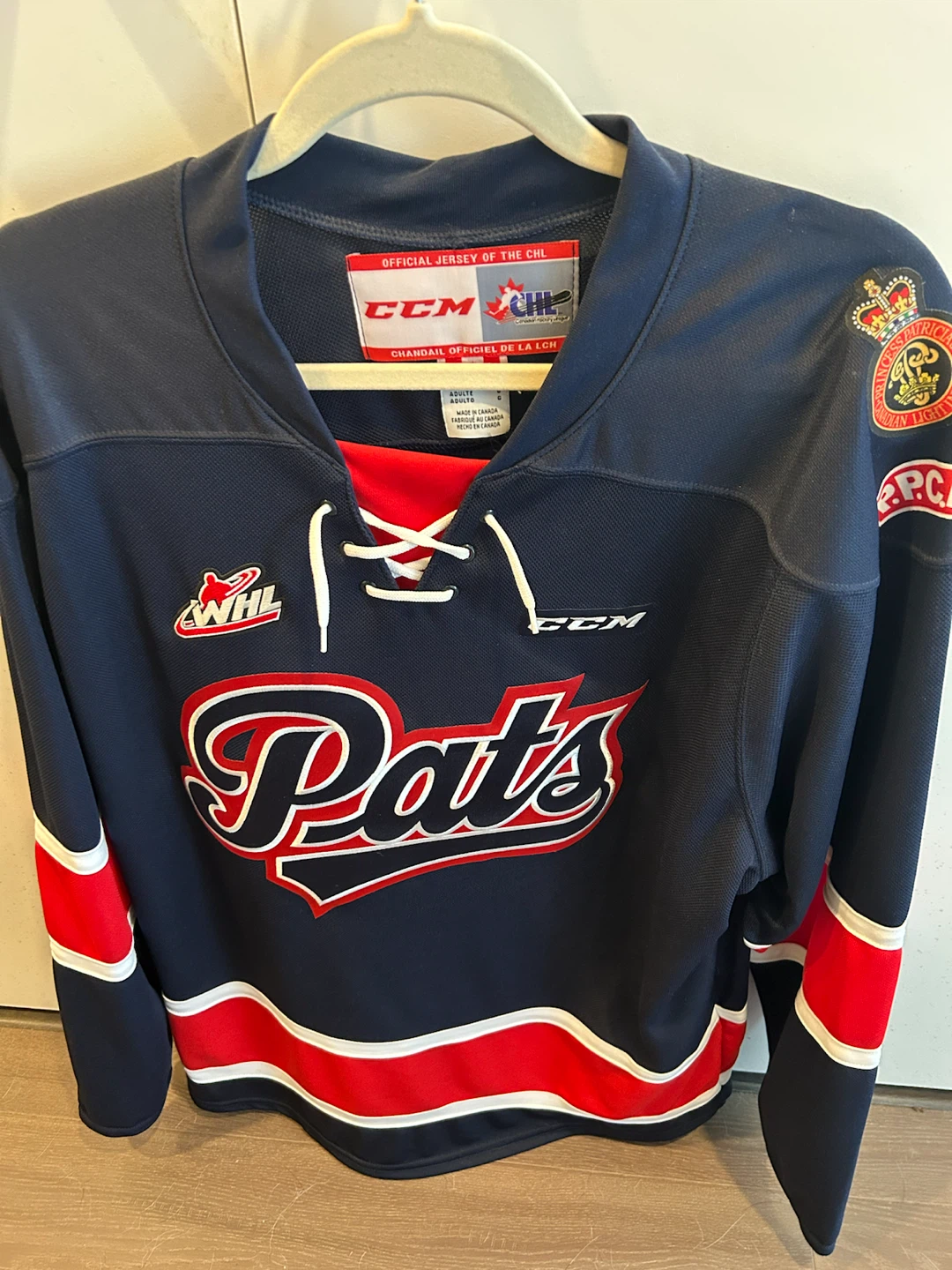 CCM Regina Pats Hockey Jersey WHL