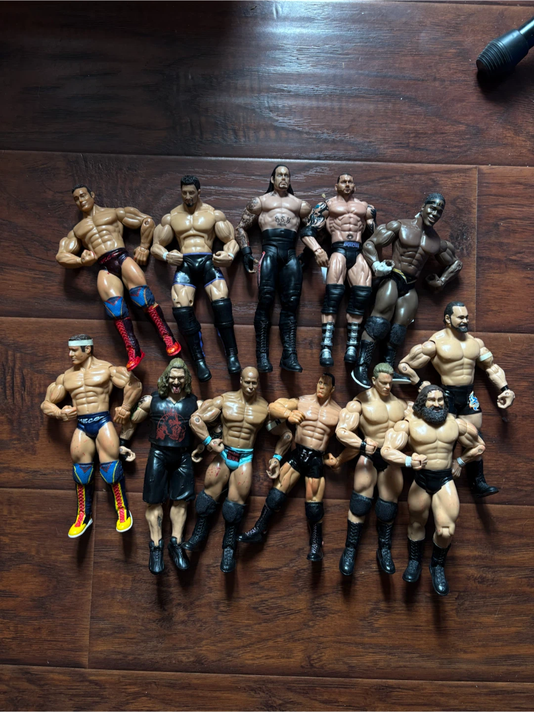 WWE WWF Action Figures 2003 2005 2010 the undertaker the rock