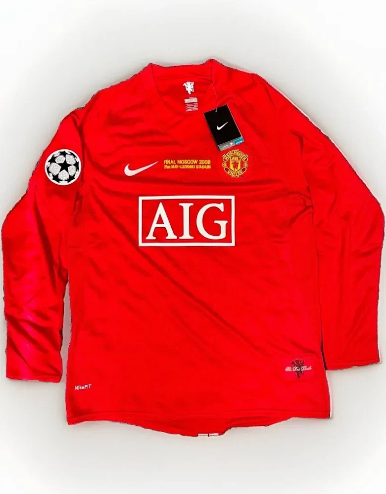Manchester United Ronaldo 2008 Long Sleeve Football Jersey