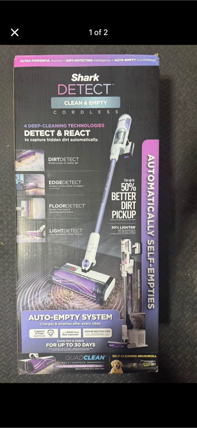 Shark Detect Clean & Empty Cordless Vacuum