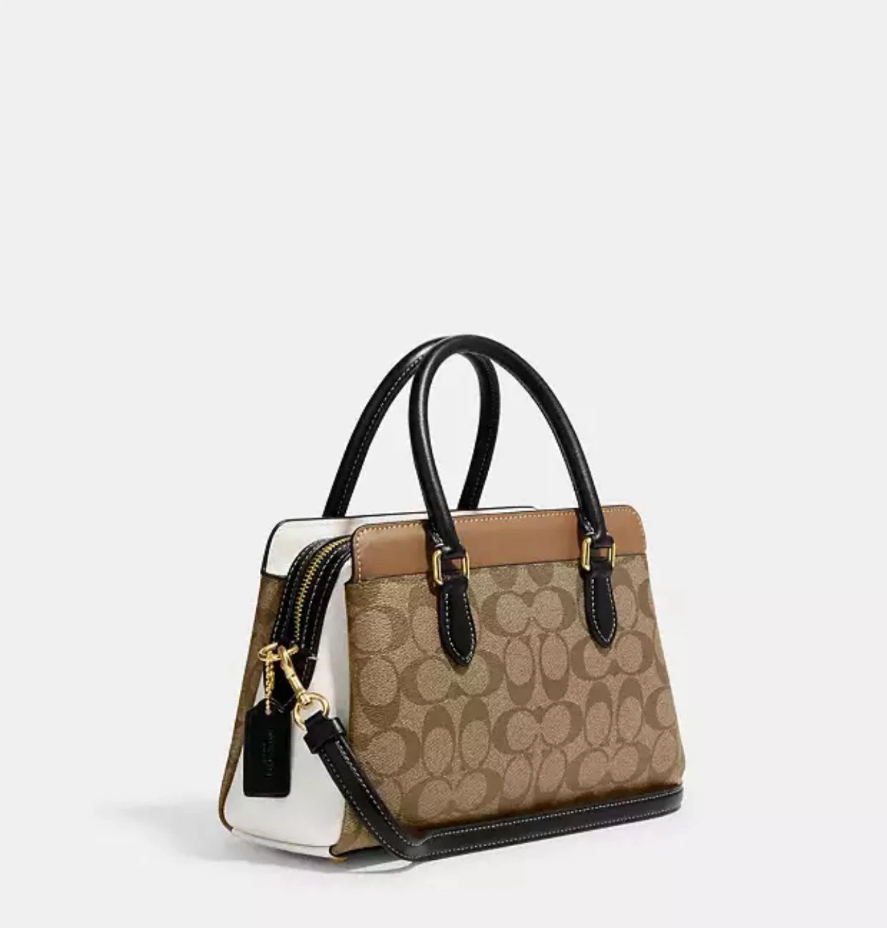 Coach Signature Canvas Top Handle Bag