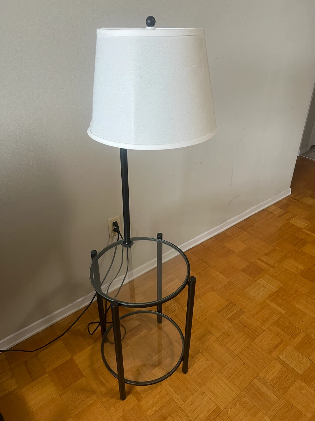 Floor Lamp with Side Table - photo 2