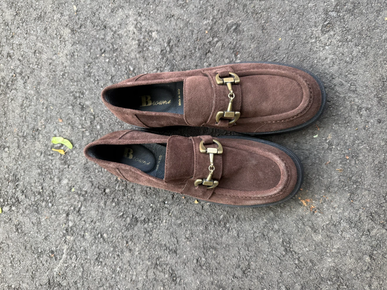 Browns Suede Loafers