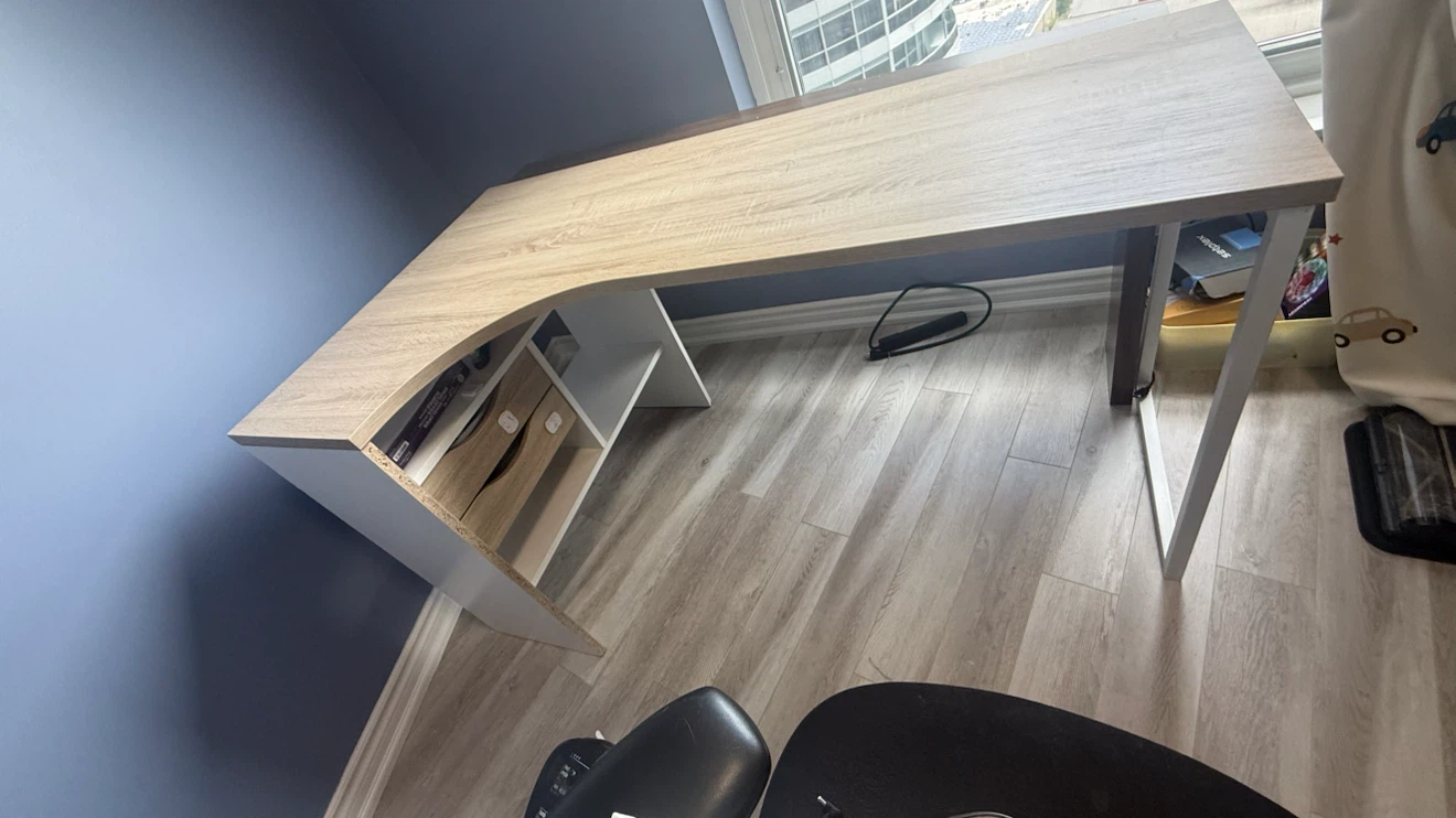 L-Shaped Corner Desk - photo 2