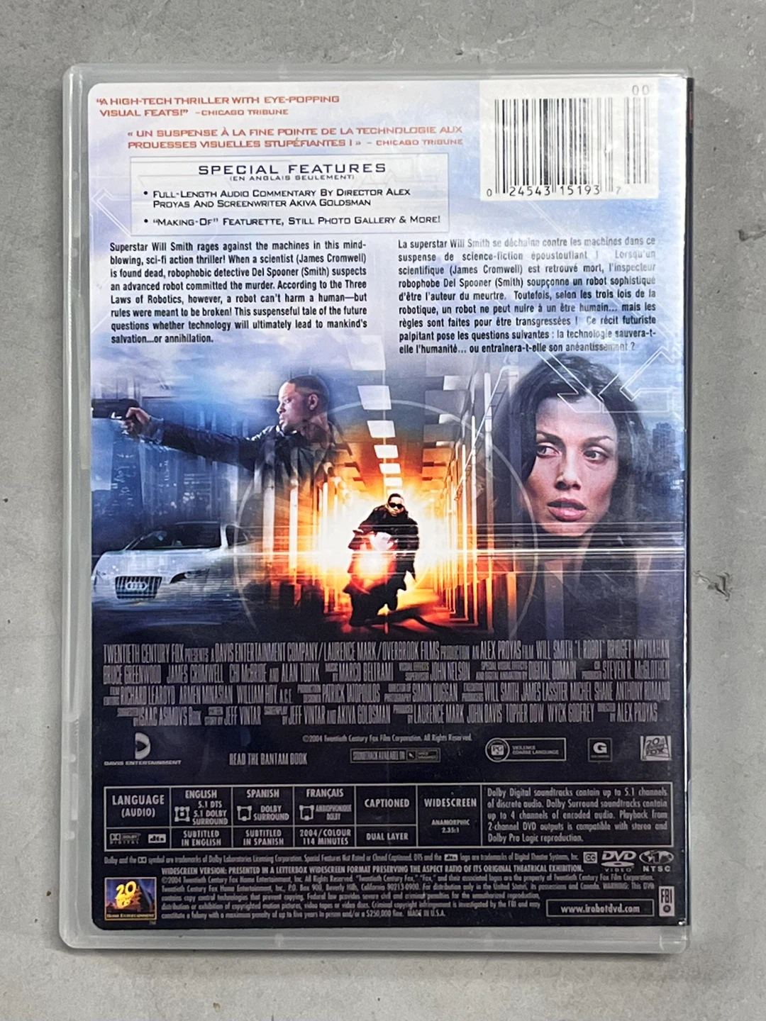 I, Robot DVD (2004) - photo 2