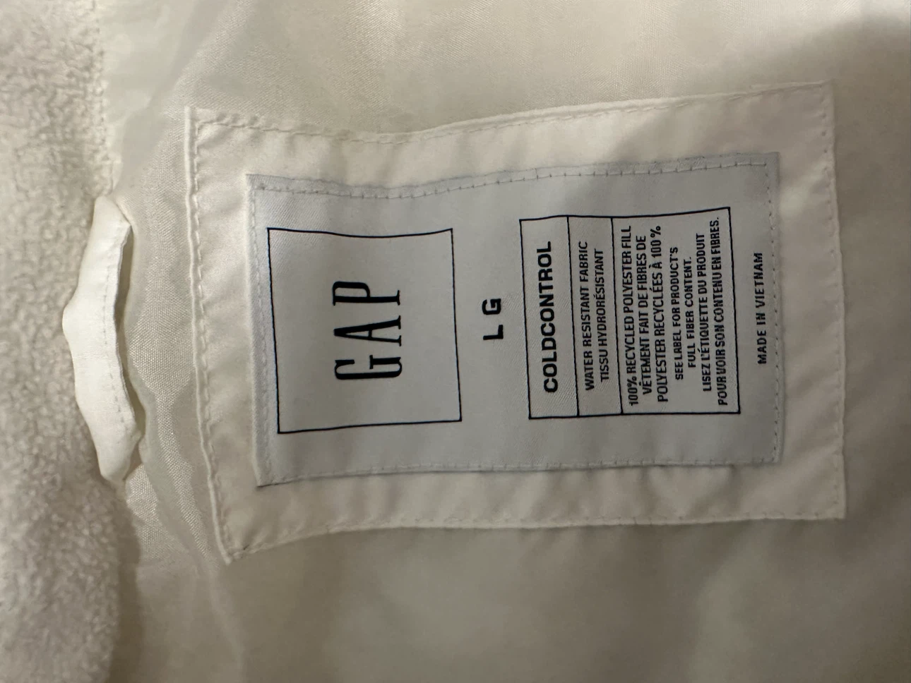 Gap ColdControl Vest - Size LG - photo 2