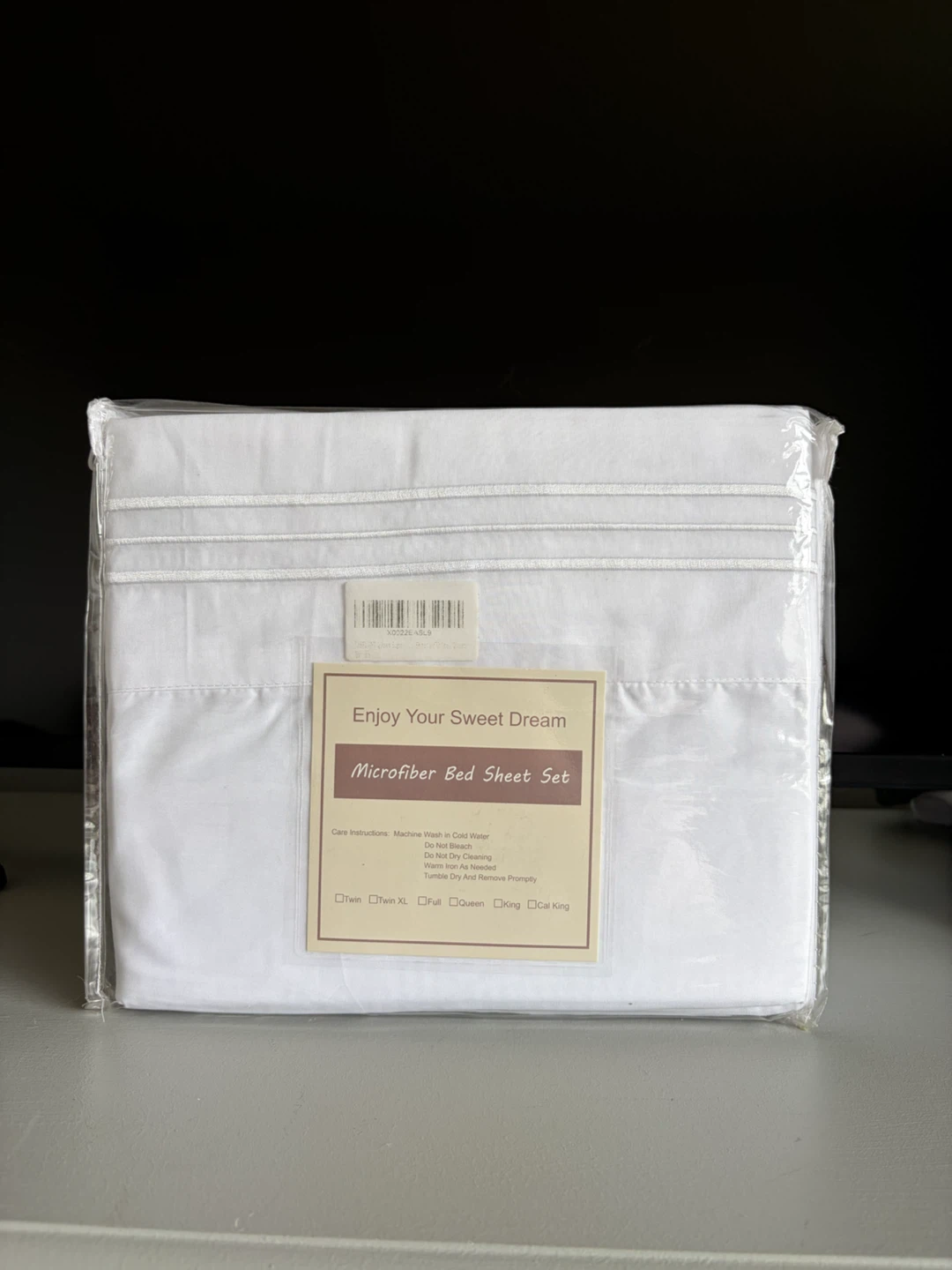 Queen Microfiber Bed Sheet Set