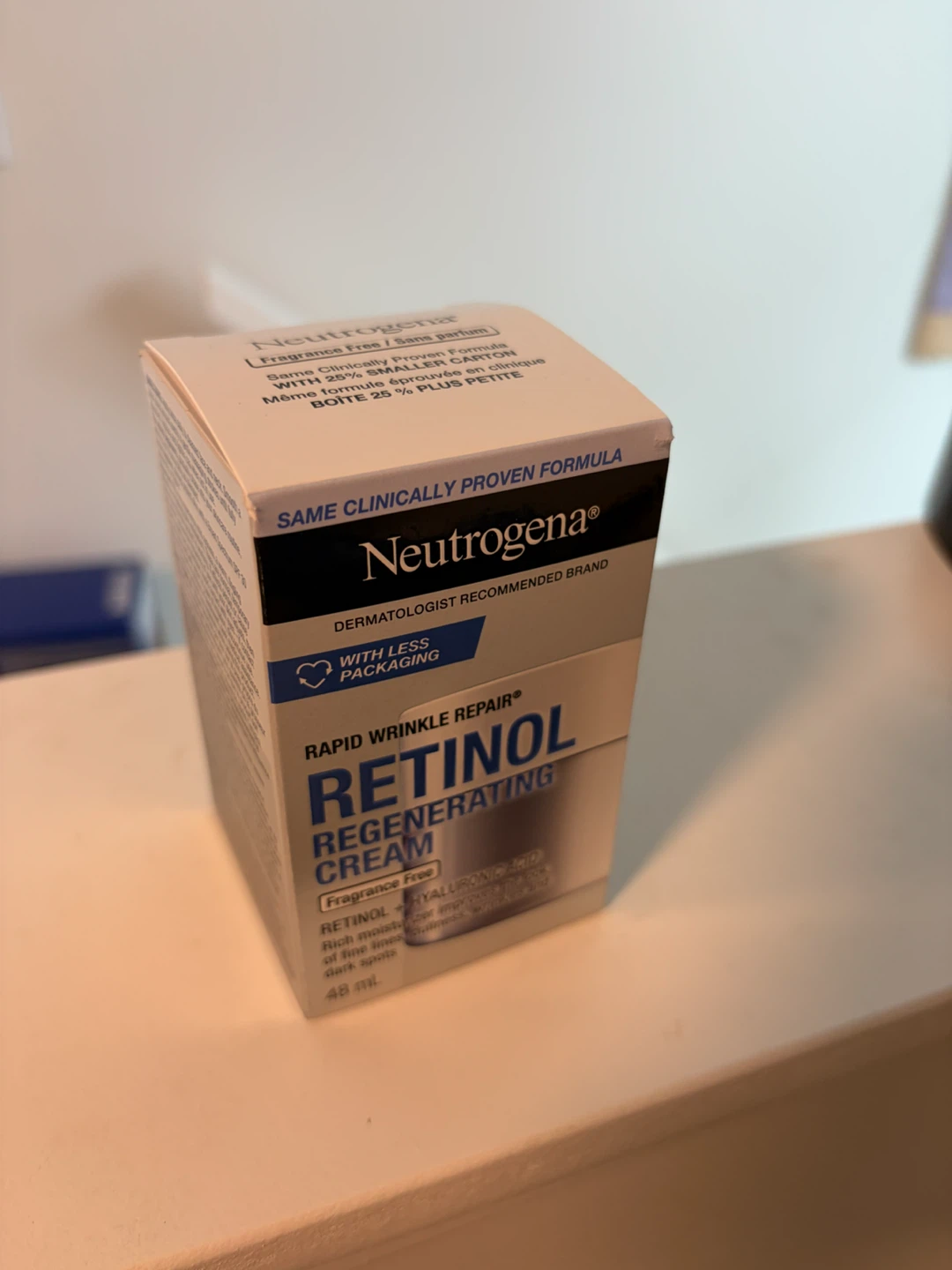 New Neutrogena Rapid Wrinkle Repair Retinol Cream - photo 2