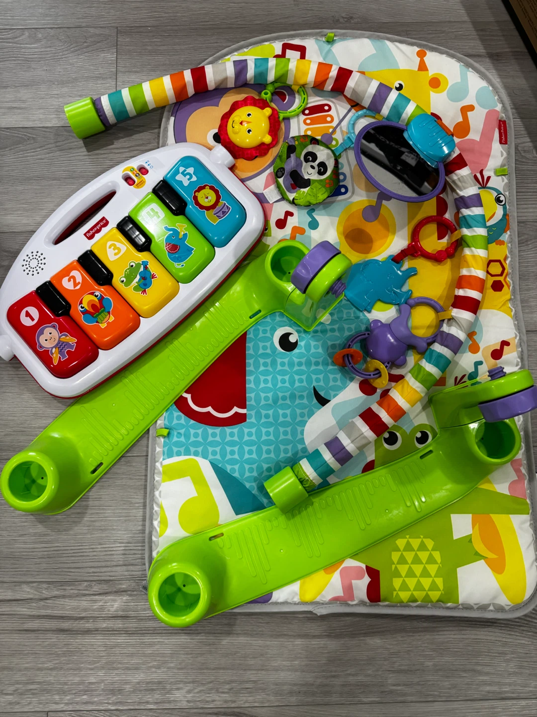 Fisher-Price Baby Playmat Deluxe Kick & Play Piano Gym - photo 2