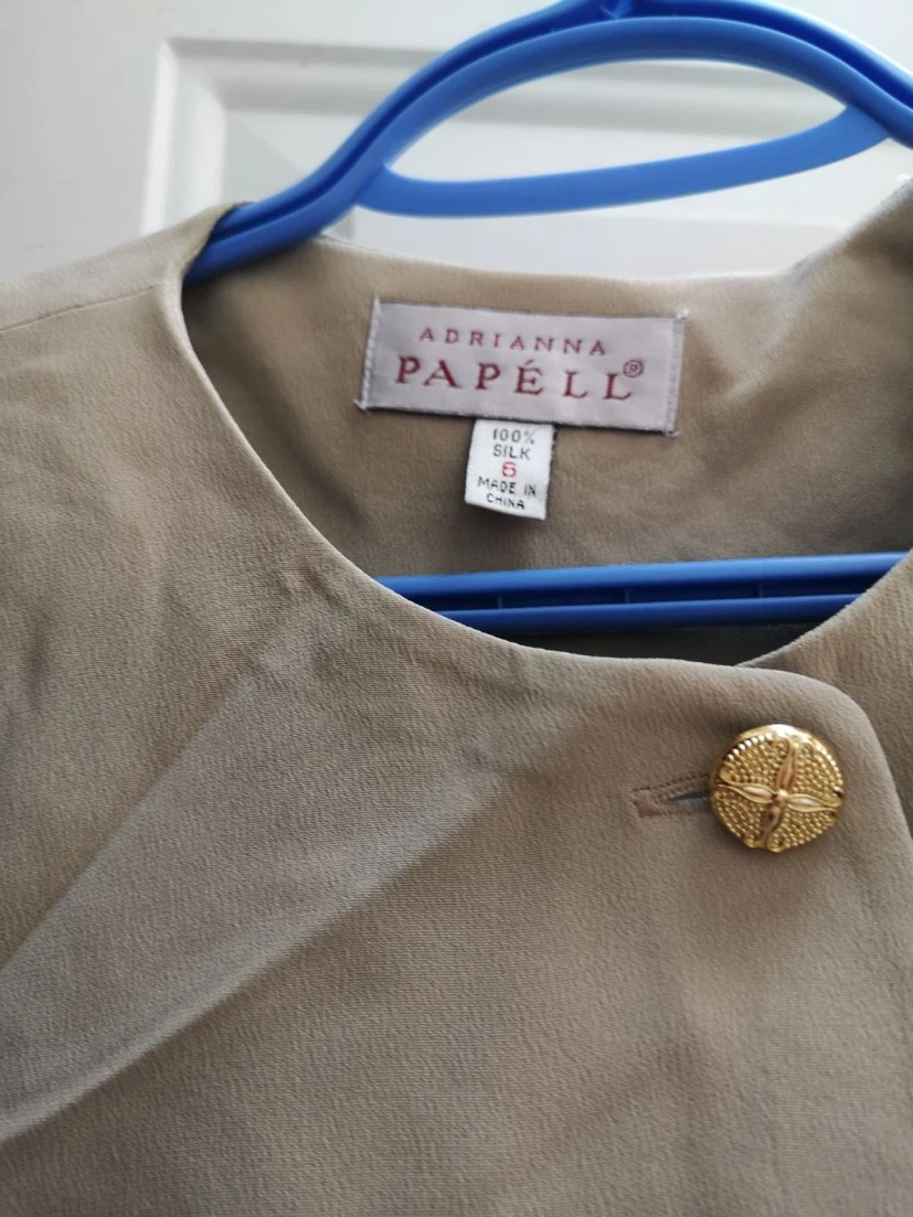Adrianna Papell Silk Blazer Size 6 - photo 2