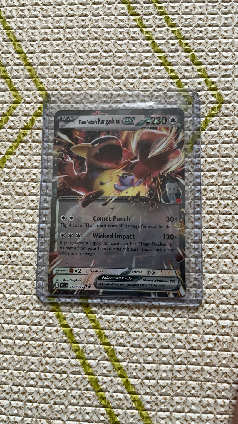 Team Rocket's Kangaskhan EX Pokémon Card