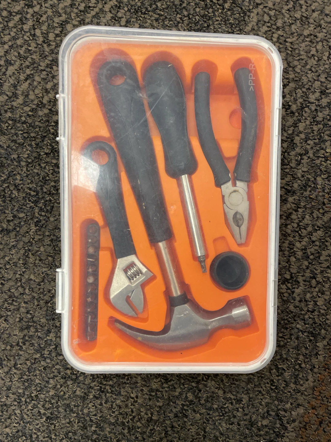 Mini Tool Kit with Hammer, Pliers, Wrenches