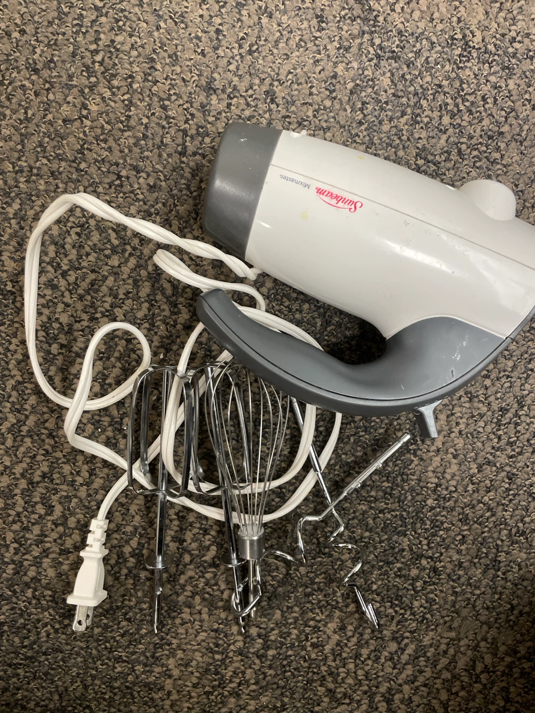 Sunbeam Mixmaster Hand Mixer with Attachments