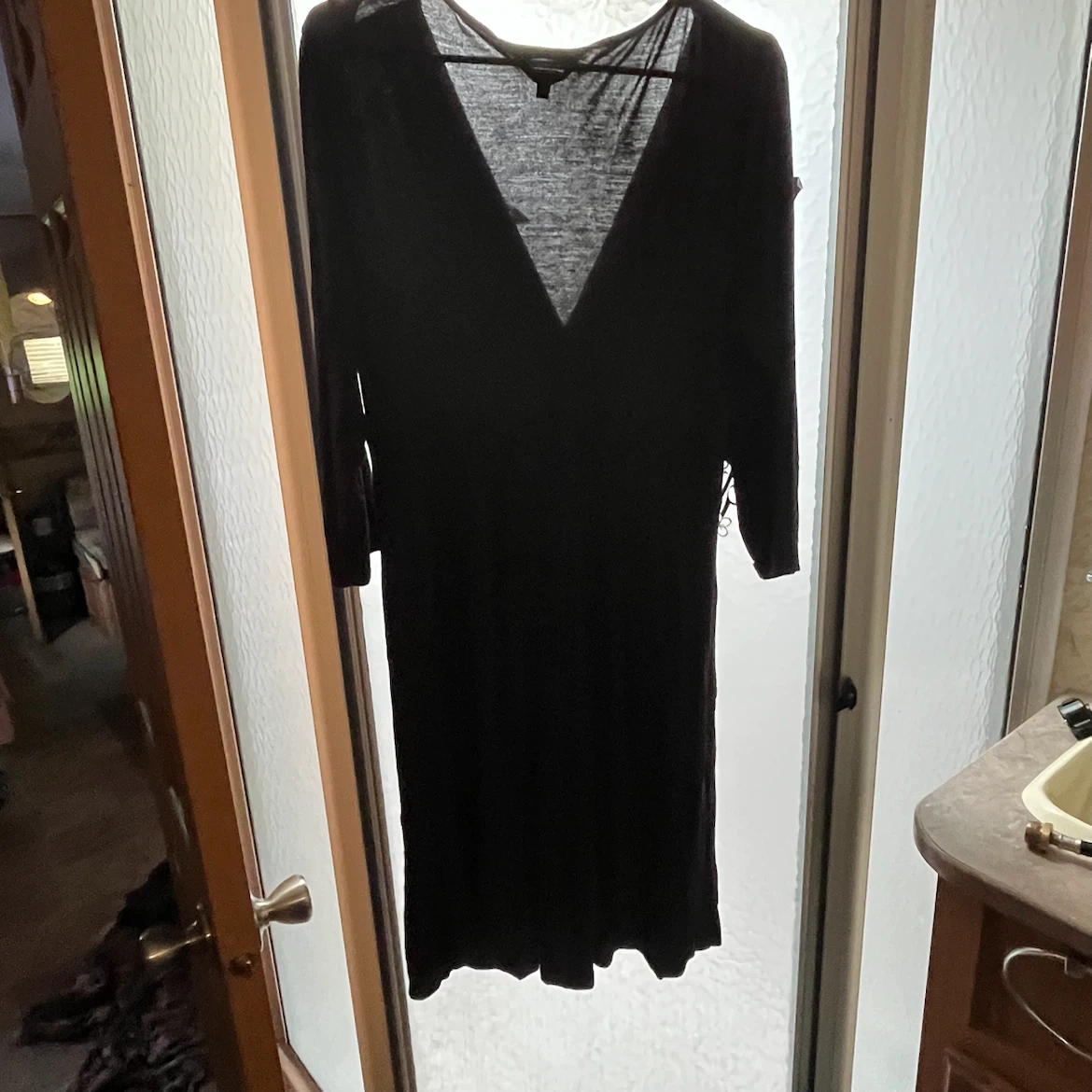 George Women's Black V-Neck Dress - photo 2