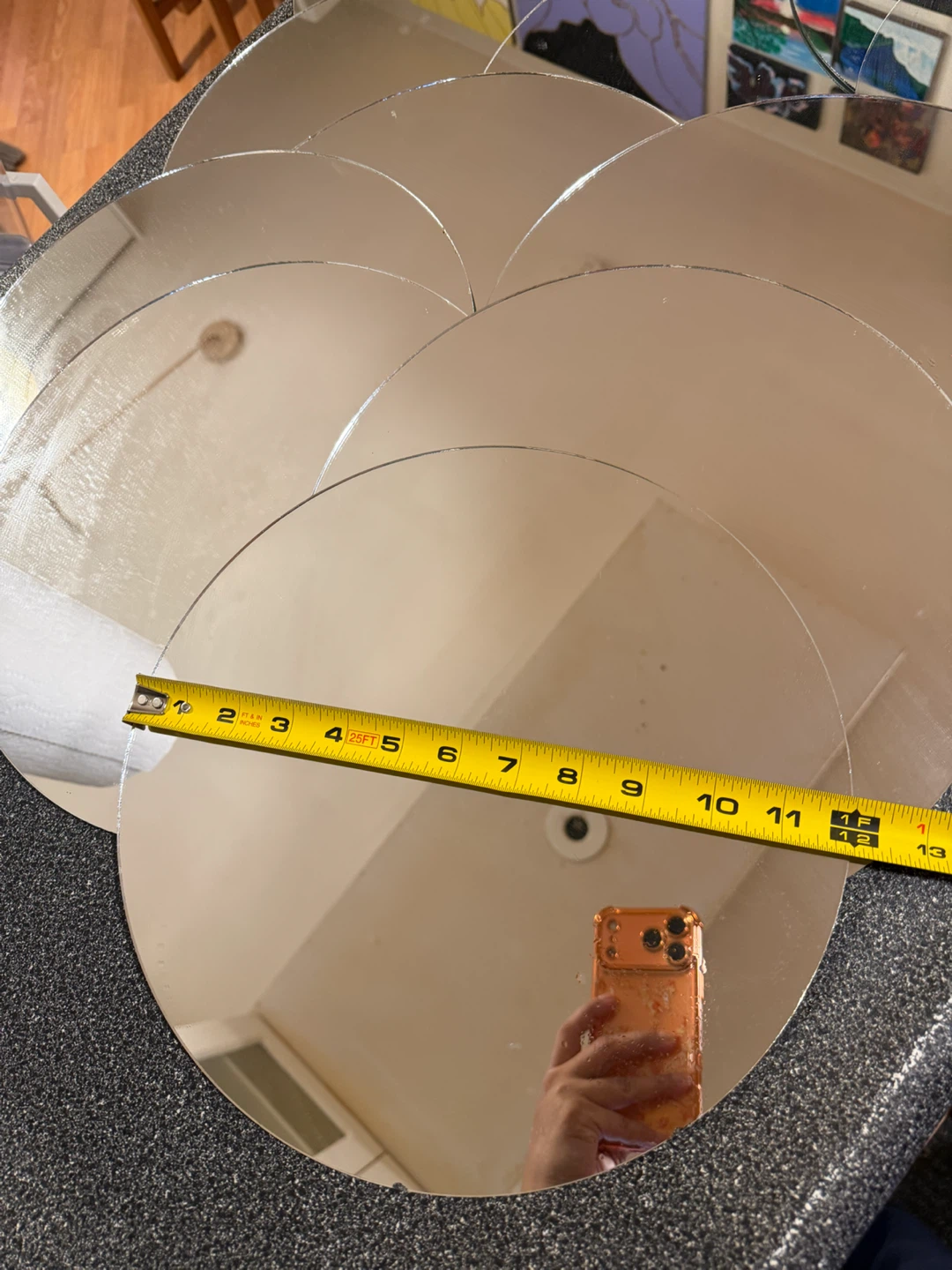 Round Mirrors, each $1 - photo 3